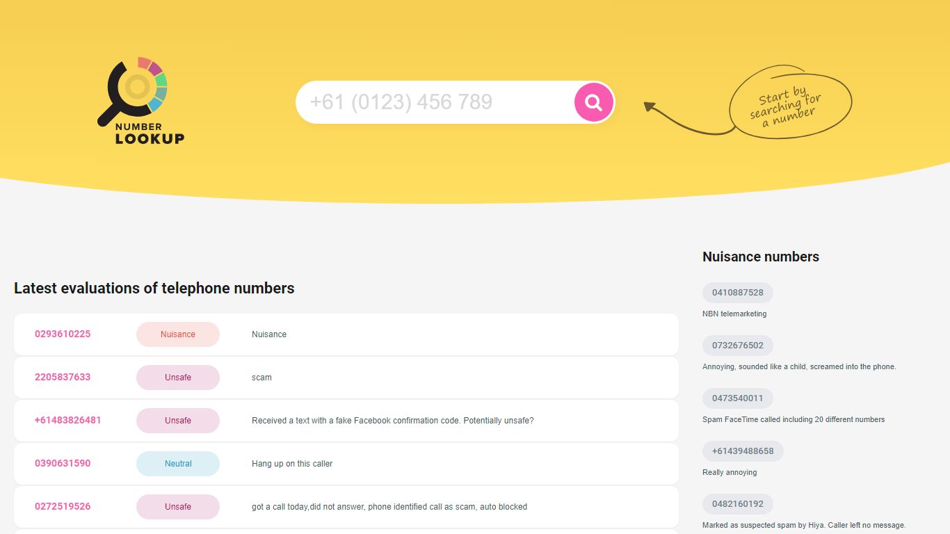 Number Lookup - Telephone number search | Do you want to find out ...